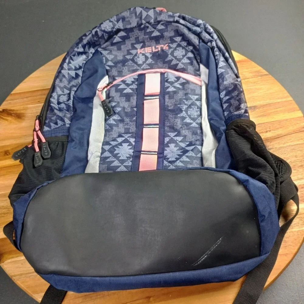 Kelty Backpack Daypack Southwest Aztec‎ Blue Pink School Hiking Everyday
